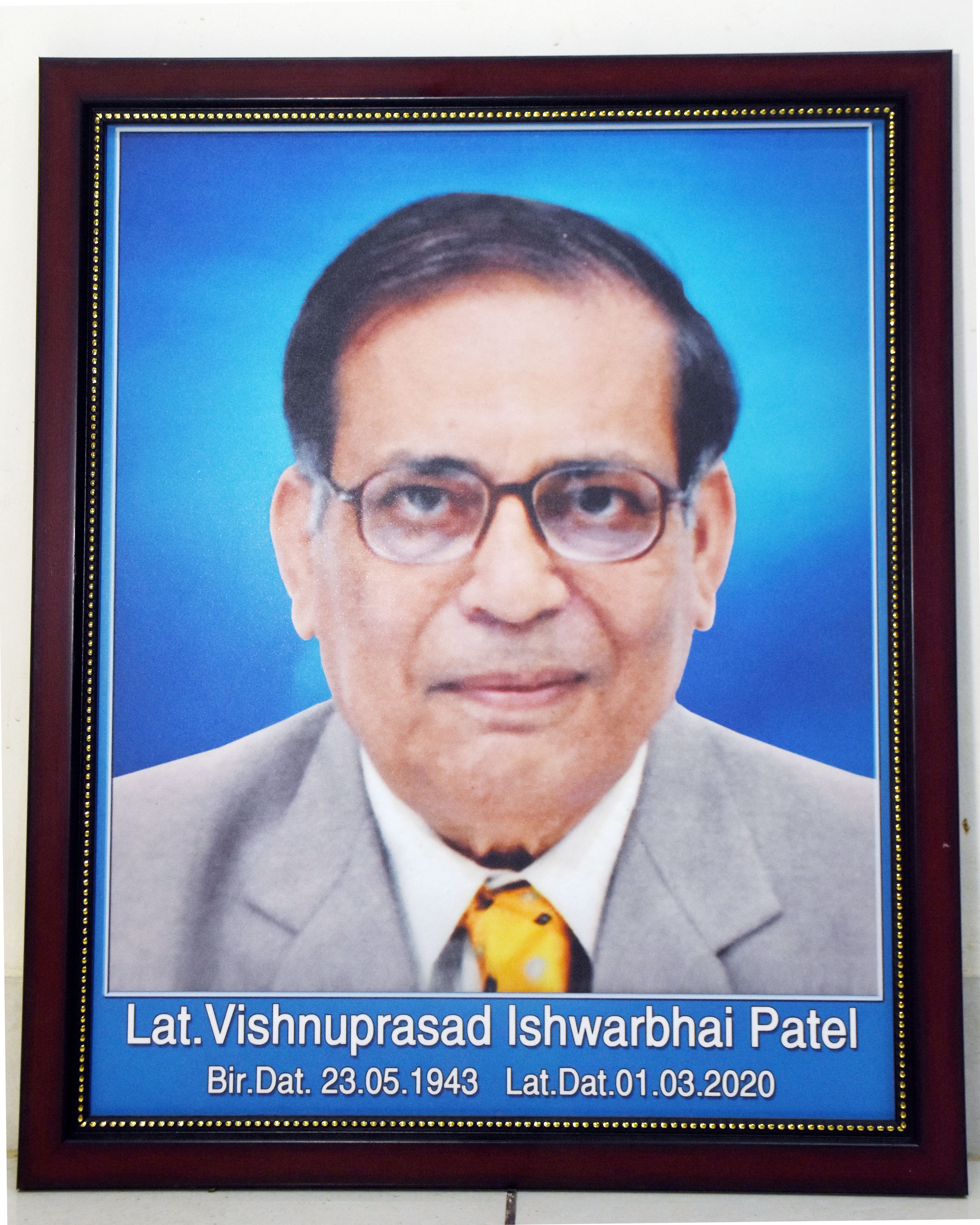 Late. Patel Vishnuprasad Ishwarbhai